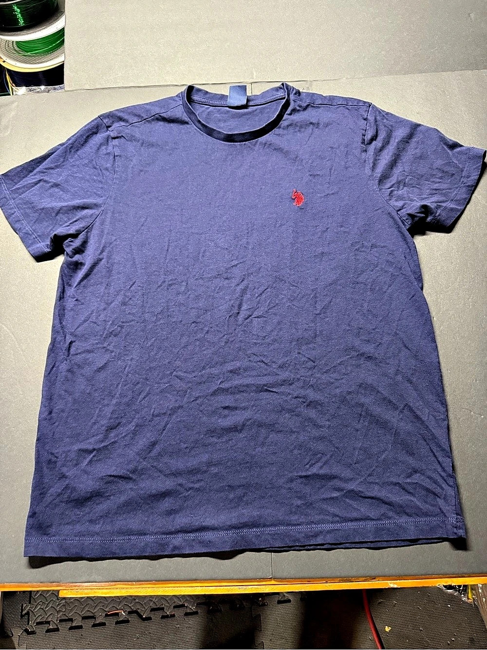 U.S. Polo Assn. Classic Fit Crew Neck T-Shirt. Blue Large 1075